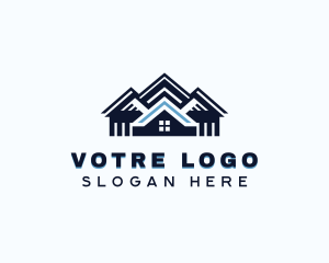Construction - Roof Renovation Property logo design