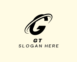 Logistics Freight Shipment Letter G logo design