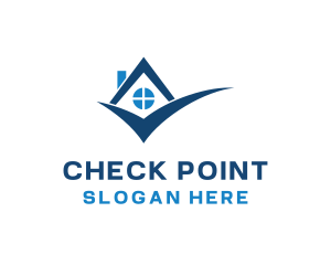 Check - Blue Check House logo design