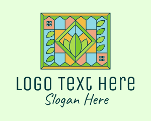 Gardening - Stained Glass Organic Farm logo design