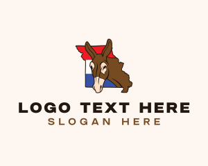 Map - Missouri Mule Farm logo design