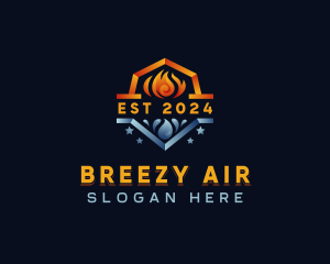 Temperature Air Conditioning logo design