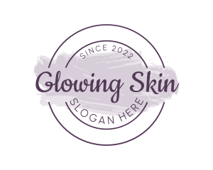 Watercolor Skincare Salon logo design