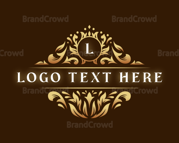 Luxury Floral Leaf Logo