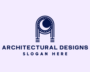 Arch - Mystic Moon Arch logo design