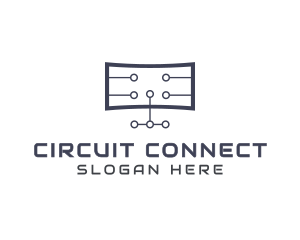 Circuit - Cyber Circuit Television logo design