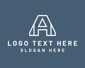 Consulting - Construction Marketing Letter A logo design