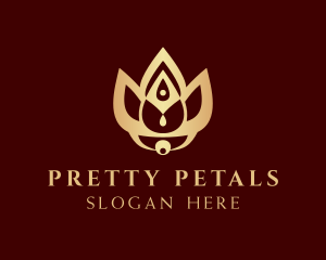 Flower Healing Spa logo design