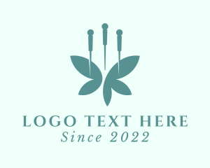 Chinese Medicine - Eco Needle Acupuncture logo design