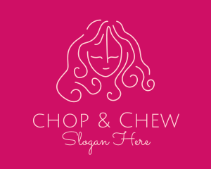 Wigs - Simple Lady Salon logo design