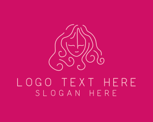 Woman - Simple Lady Salon logo design