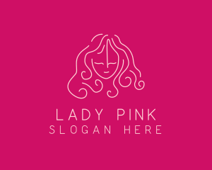 Simple Lady Salon logo design