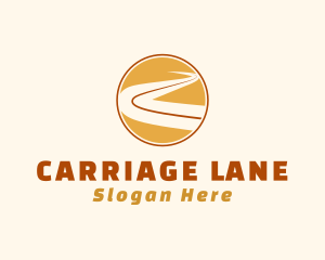 Carriageway - Road Highway Drive logo design