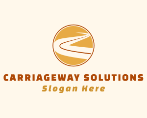 Carriageway - Road Highway Drive logo design