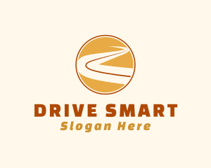 Road Highway Drive logo design