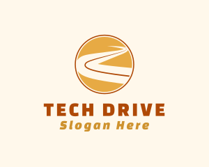 Road Highway Drive logo design