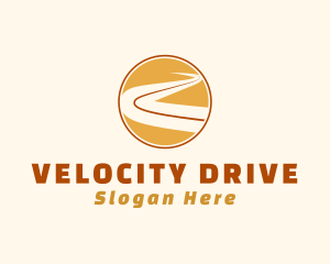 Drive - Road Highway Drive logo design