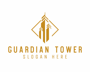 Real Estate Tower logo design