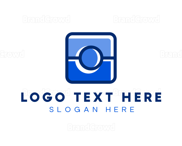 Blue Camera Photography App Logo