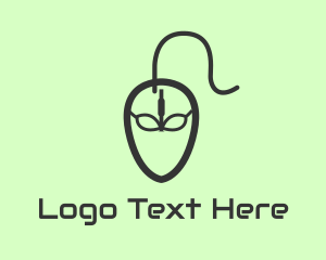 Computer Accessories - Alien Computer Mouse logo design