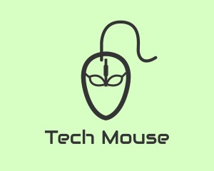 Alien Computer Mouse logo design