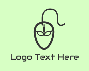 Gamestick - Alien Computer Mouse logo design