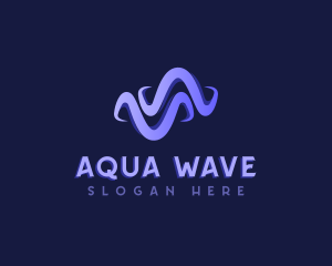 Creative Marketing Wave logo design