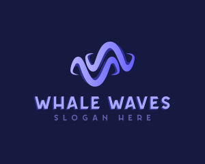 Creative Marketing Wave logo design