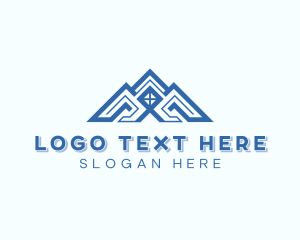 Leasing - Roofing Realty Property logo design