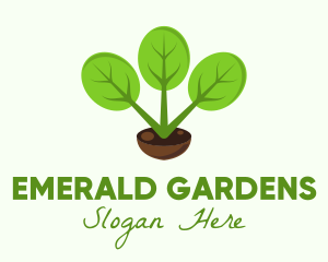 Plant Gardening Pot logo design