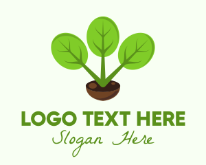 Landscape Gardener - Plant Gardening Pot logo design