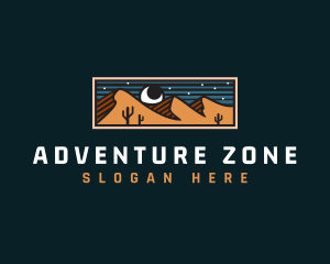 Desert Night Adventure logo design