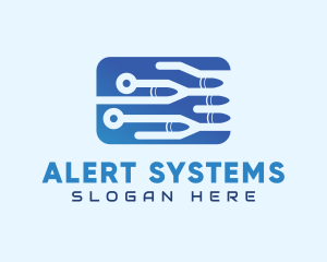 Network System Security logo design