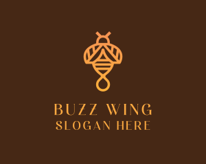 Honey Bee Insect logo design