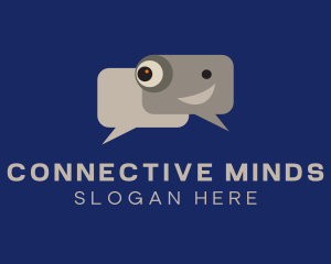 Meeting - Message Chat Bot logo design