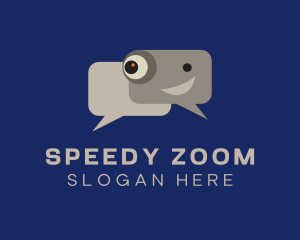 Zoom - Message Chat Bot logo design