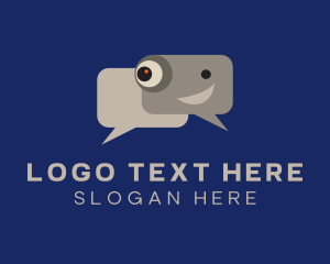Eyewear - Message Chat Bot logo design