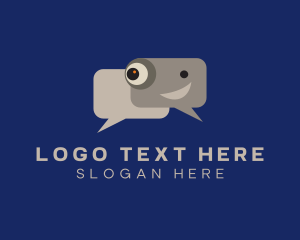 Camera - Message Chat Bot logo design