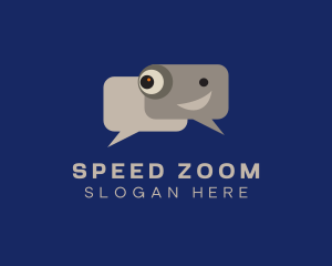 Zoom - Message Chat Bot logo design