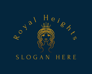 Royal Princess Hair Stylist logo design