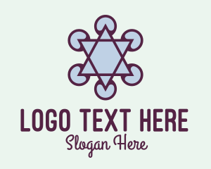 Interior Designer - Polygon Star Geometric logo design