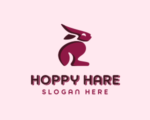 Rabbit - Bunny Rabbit Hare logo design