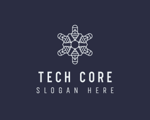 Minimalist Tech Company  logo design