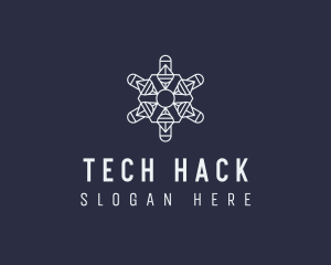 Minimalist Tech Company  logo design