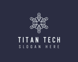 Minimalist Tech Company  logo design