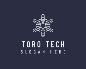 Minimalist Tech Company  logo design