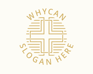 Cross - Biblical Cross Worship logo design