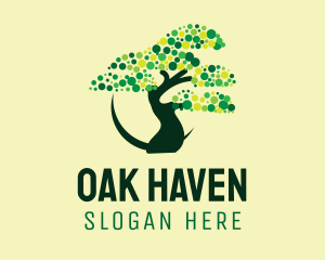 Oak - Foundation Bonsai Tree logo design