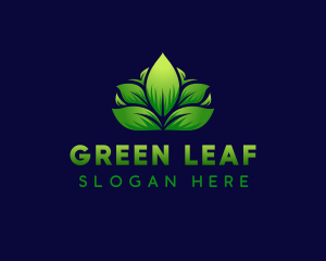 Leaf Grass Garden logo design