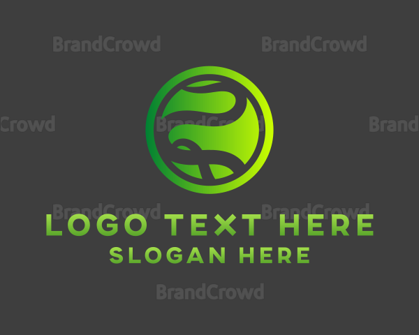 Gradient Vine Plant Logo